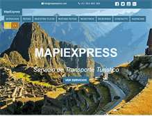 Tablet Screenshot of mapiexpress.com